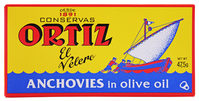 Picture of ORTIZ ANCHOVY FILLETS IN OLIVE OIL