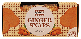 Picture of NYAKERS GINGER SNAPS ALMOND 