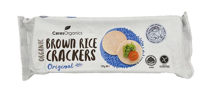 Picture of CERES BROWN RICE CRACKERS ORIGINAL