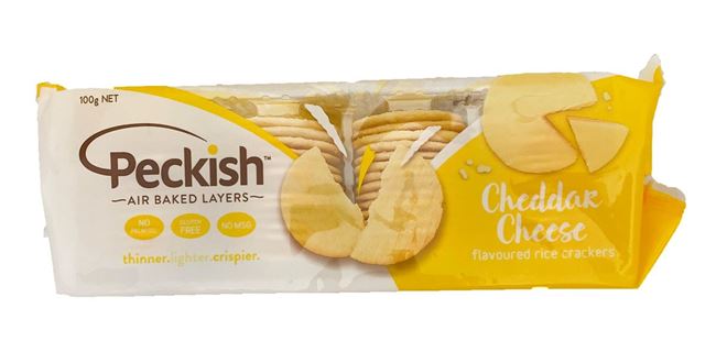 Picture of PECKISH CHEDDAR CHEESE CRACKERS