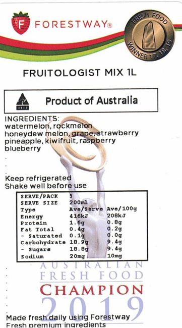 Picture of FORESTWAY FRUITOLOGIST MIX 1L 
