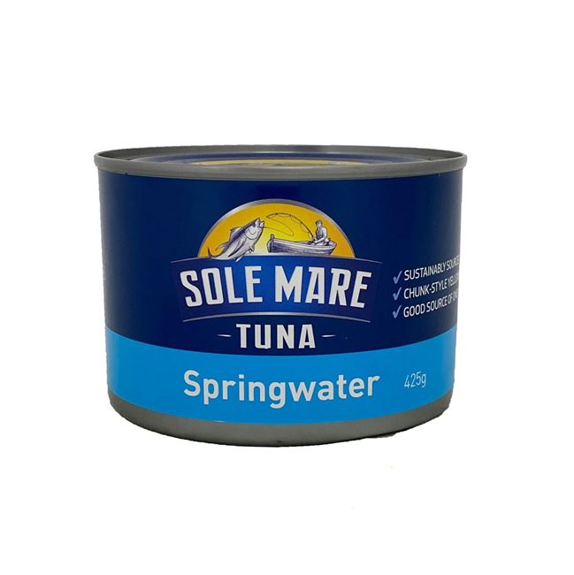 Picture of SOLE MARE TUNA IN SPRING WATER 425g