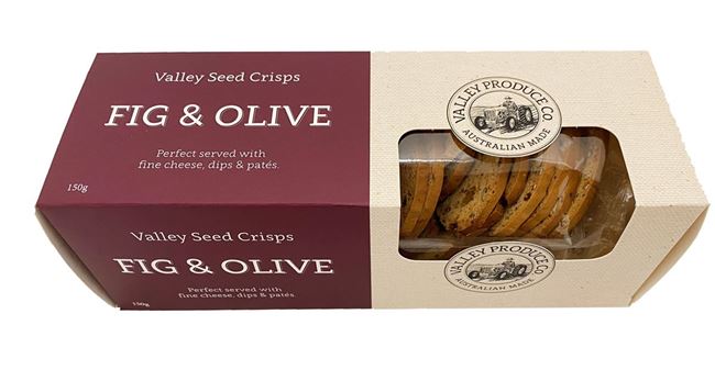 Picture of VALLEY PRODUCE CO FIG & OLIVE SEED CRISPS
