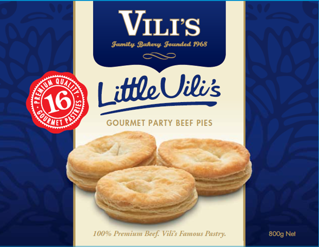 Picture of LITTLE VILI'S BEEF PIES (16 pack)