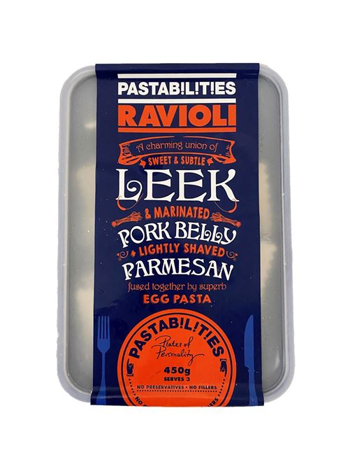 Picture of PASTABILITIES LEEK, PORK & PARMESAN RAVIOLI