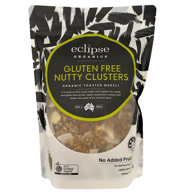 Picture of ECLIPSE GLUTEN FREE NUTTY CLUSTERS MUESLI