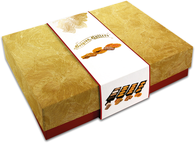 Picture of BELGIAN BUTTERS LUXURY BISCUIT SELECTION GOLD 380G