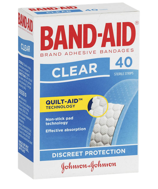 Picture of BANDAID CLEAR STRIPS