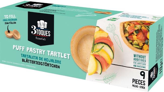 Picture of 3 TOQUES PUFF PASTRY TARTLET 113G