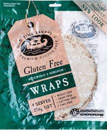 Picture of OLD TIME BAKERY GLUTEN-FREE WRAPS