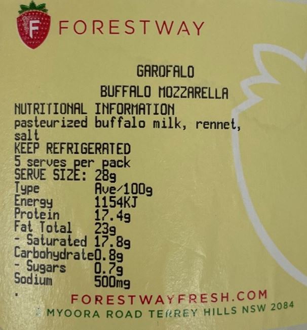 Picture of GAROFALO  BUFFALO MOZZARELLA