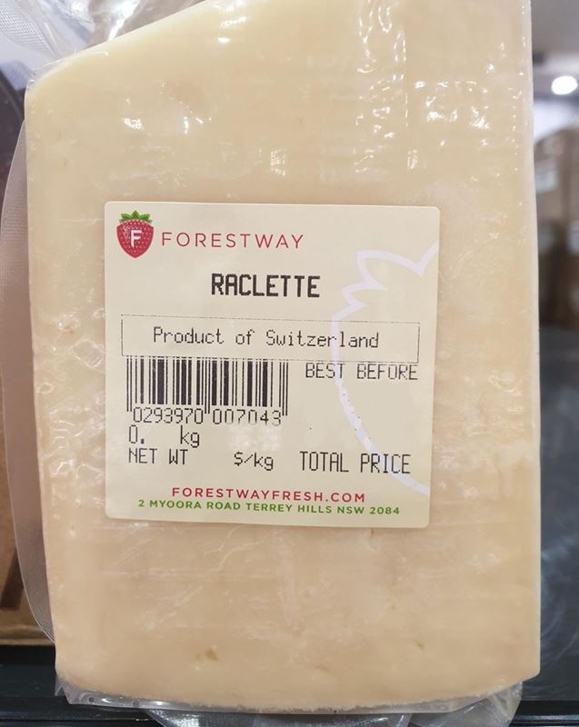 RACLETTE : Forestway Fresh Online Store