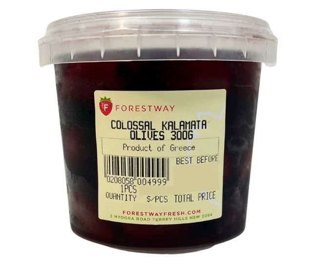 Picture of COLOSSAL KALAMATA OLIVES 300G
