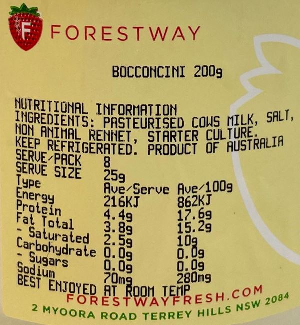 Picture of BOCCONCINI 200g 