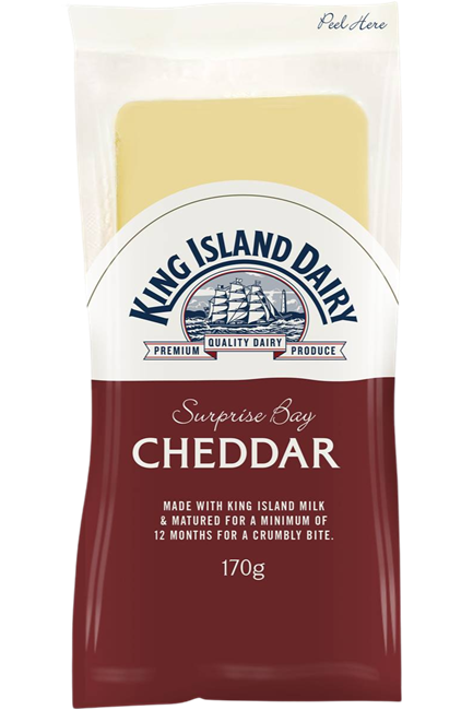 Picture of KING ISLAND DAIRY SURPRISE BAY CHEDDAR 