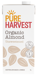 Picture of PURE HARVEST ORGANIC ALMOND MILK UNSWEETENED 