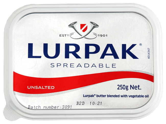 Picture of BUTTER - LURPAK UNSALTED SPREADABLE