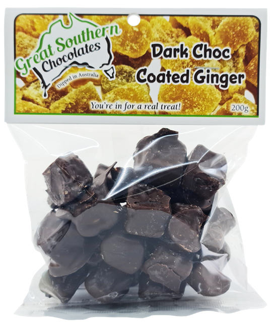 Picture of GREAT SOUTHERN CHOCOLATES - DARK CHOC COATED GINGER