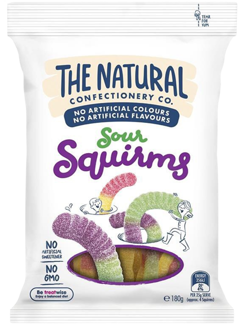 Picture of THE NATURAL CONFECTIONARY CO - SOUR SQUIRMS