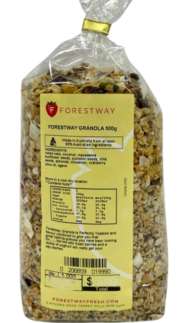 Picture of FORESTWAY GRANOLA 500g