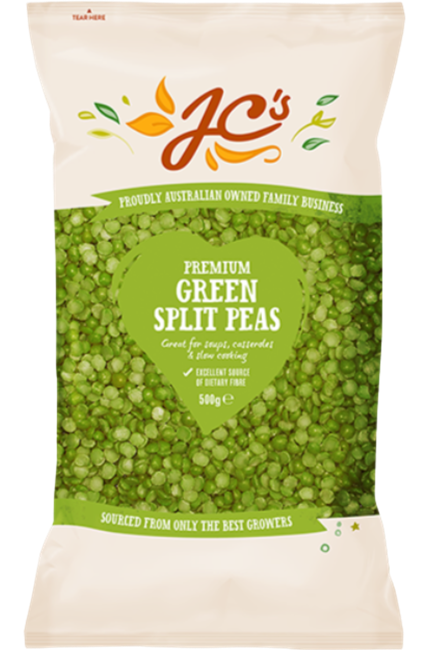 Picture of JC'S GREEN SPLIT PEAS 500g