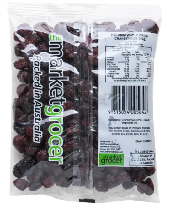 Picture of THE MARKET GROCER - WHOLE DRIED CRANBERRIES