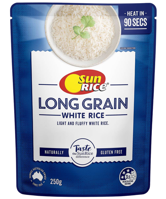 Picture of RICE - SUNRICE LONG GRAIN WHITE RICE STEAMED