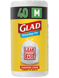 Picture of GLAD MEDIUM BIN BAGS (40)