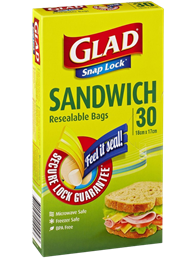 Picture of GLAD SNAP LOCK SMALL BAG 30 PACK