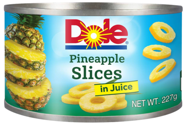 Picture of DOLE PINEAPPLE SLICES IN JUICE