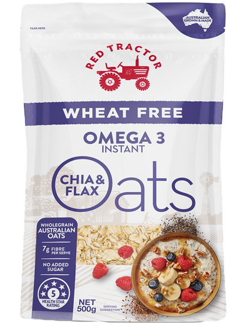 Picture of RED TRACTOR OMEGA 3 INSTANT OATS