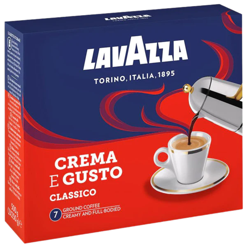 Lavazza Crema e Gusto - Ground Coffee – 12 beans