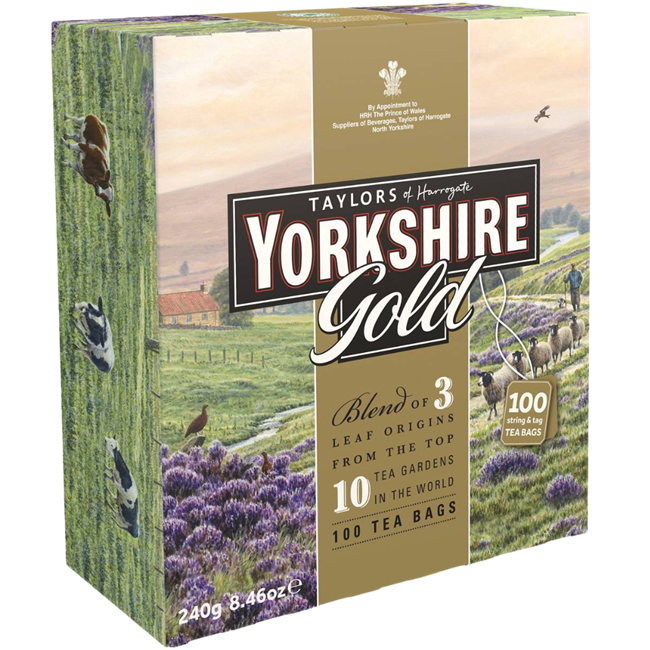 Picture of TEA - YORKSHIRE GOLD TEA BAGS 100 PACK