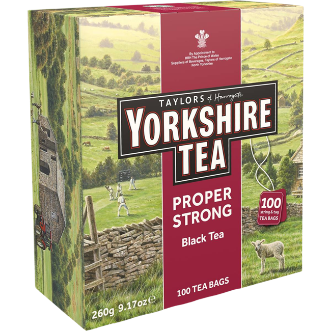 Picture of TEA - YORKSHIRE TEA BAGS PROPER STRONG 100 PACK