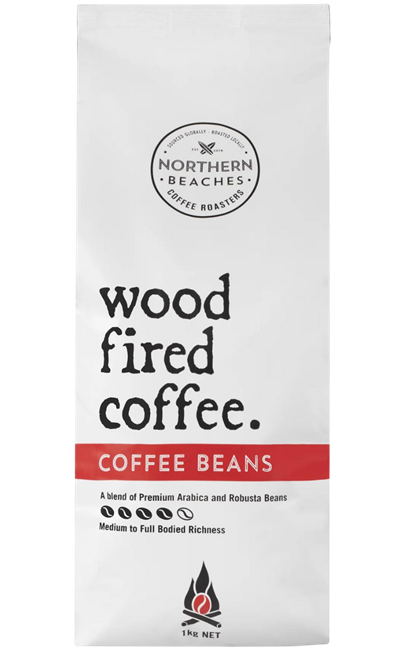 Picture of COFFEE - NORTHERN BEACHES WOODFIRED COFFEE BEANS 1KG