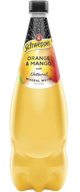 Picture of SCHWEPPES ORANGE MANGO MINERAL WATER
